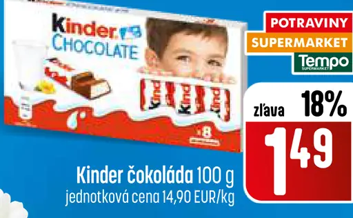 Kinder čokoláda