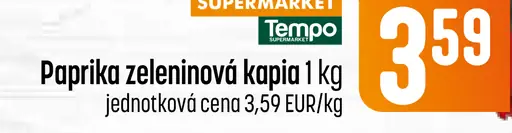 Tempo paprika zeleninová kápia