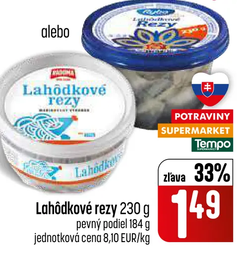 Lahôdkové rezy šalát