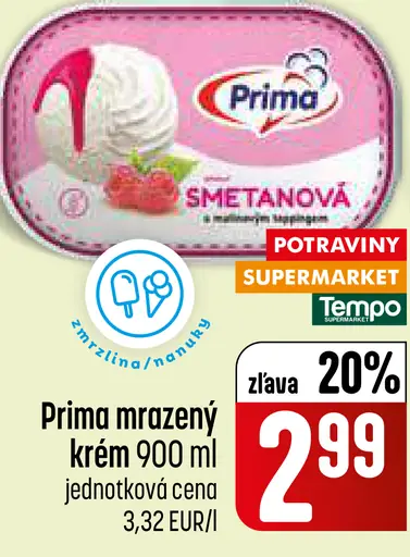 Prima mrazený krém