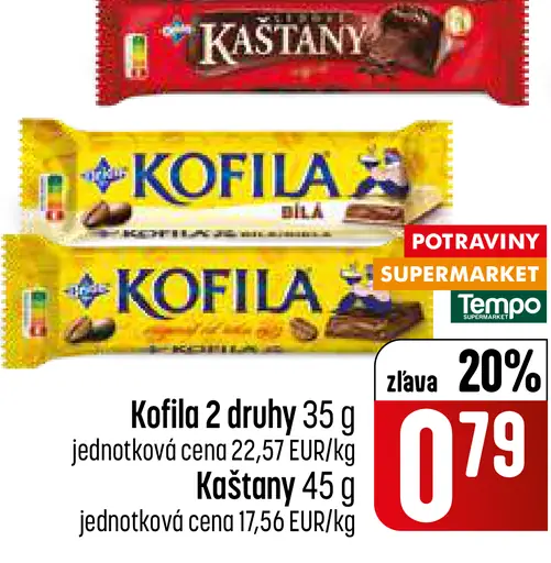 Kofila čokoládová tyčinka