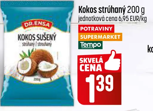 Kokos strúhaný