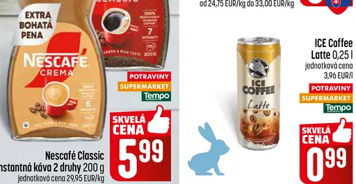 NESCAFÉ CLASSIC, instantná káva