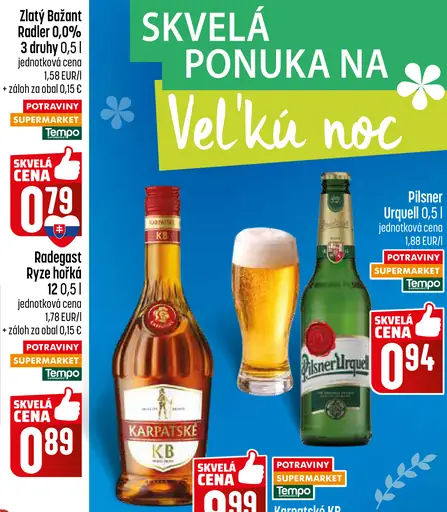Karpatské KB 40% liehovina