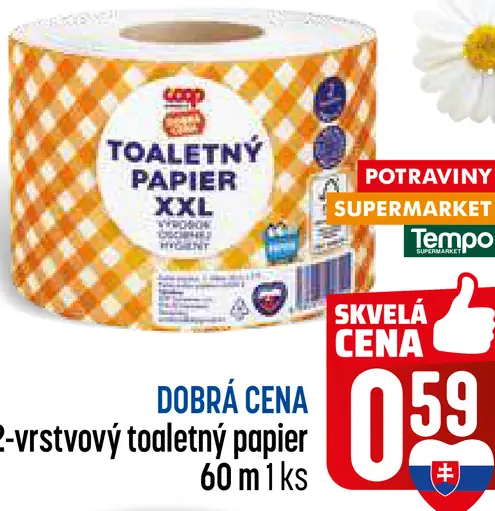 Coop toaletný papier 2-vrstvový XXL