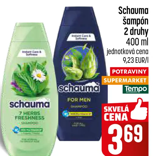 Schauma šampón vybrané druhy