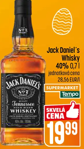 Jack Daniel's Tennessee Whiskey 40%