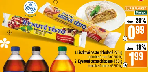 Lístkové cesto chladené