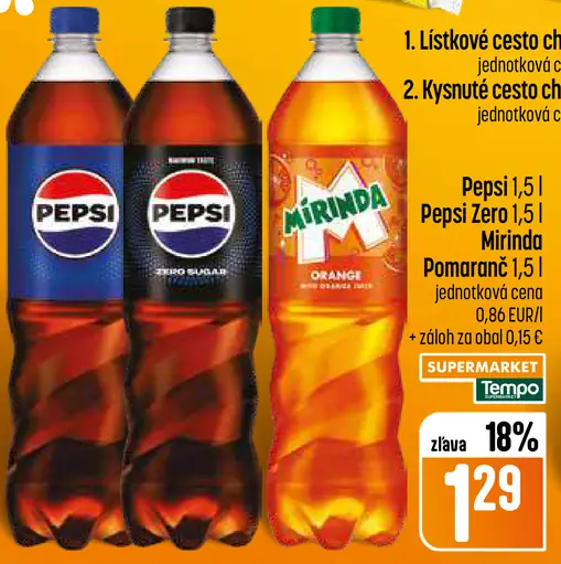 Pepsi sýtený nápoj