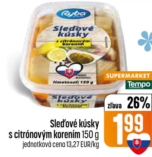 Tempo Sledové kúsky s citrónovým korením