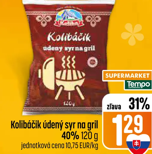 Kolibáčik údený syr na gril