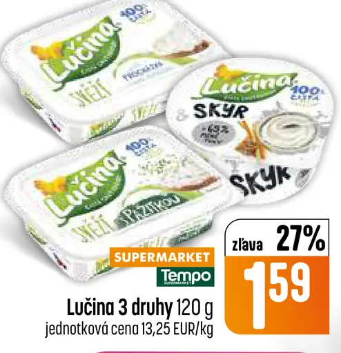 Lučina čerstvý syr 3 druhy