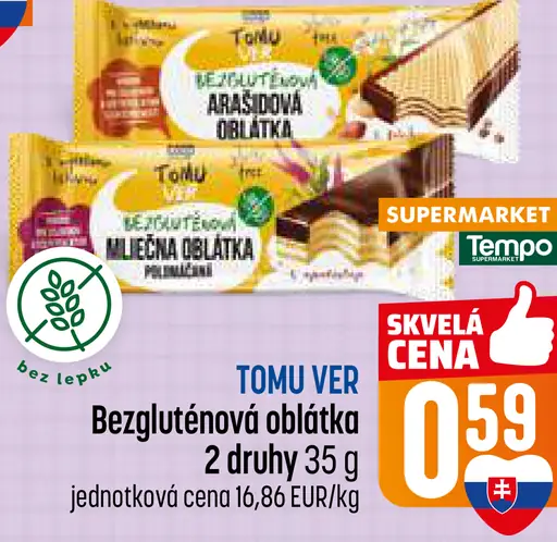 Coop Jednota Tomu Ver bezgluténová oblátka