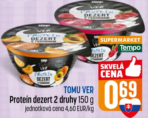 Coop Jednota Tomu Ver proteín dezert
