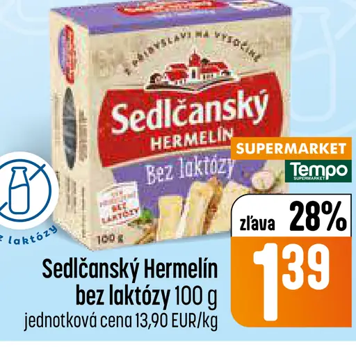 Sedlčanský Hermelín bez laktózy