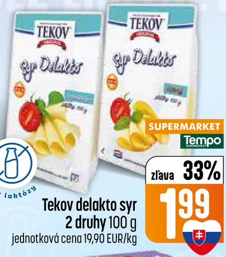 Tekov Delaktóz syr