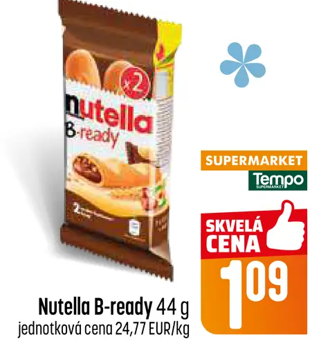 Nutella B-ready plnená oplátka