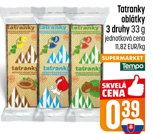 Tatranky oblátky