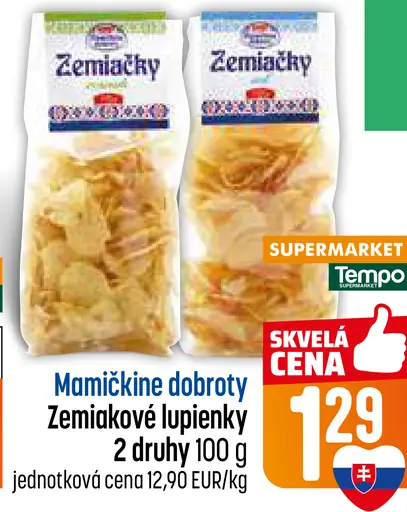 Mamičkine dobroty Zemiakové lupienky