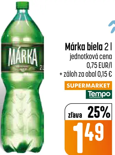 MáRka biela minerálna voda