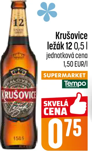 Krušovice Ležiak 12% plechovka