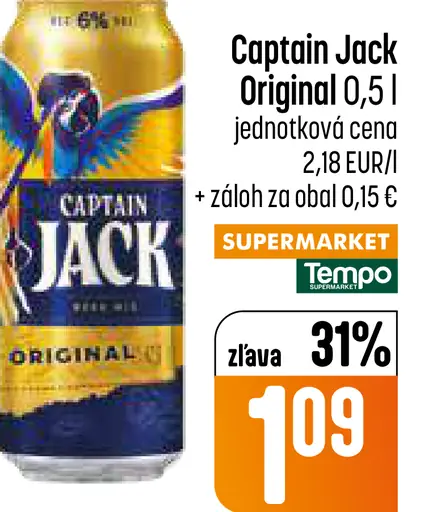 Captain Jack Original pivo