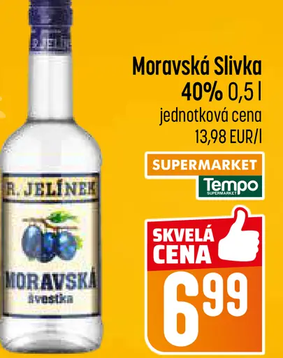 R. Jelínek Moravská slivka slivovicový destilát