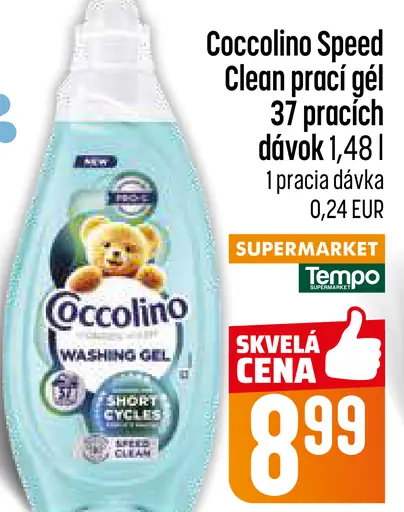 Coccolino Speed Clean prací gel