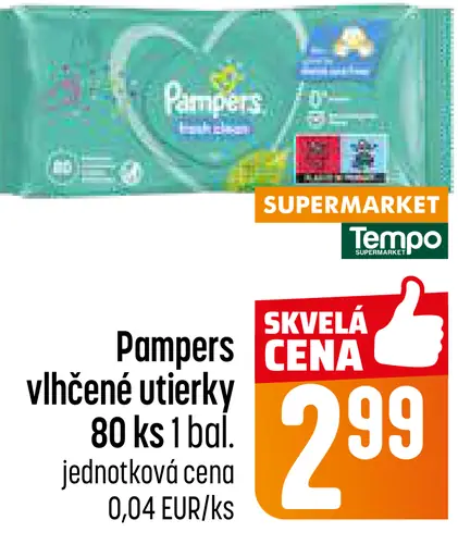 Pampers vlhčené utierky