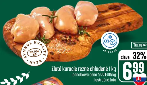 Zlaté kuracie stehná chladené