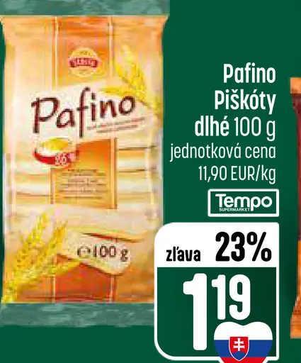 Pafino piškóty dlhé