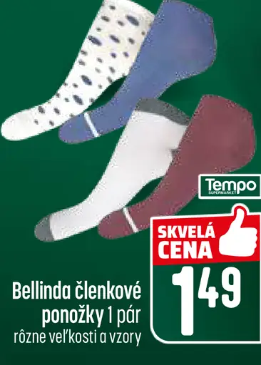 Bellinda členkové ponožky