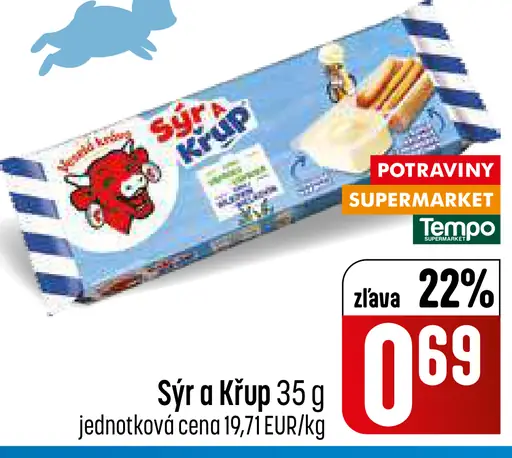 Sýr a Křup smotanový syr s tyčinkami