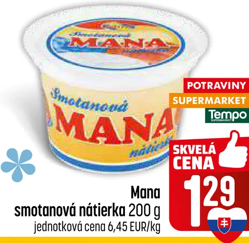 Mana Smotanová nátierka