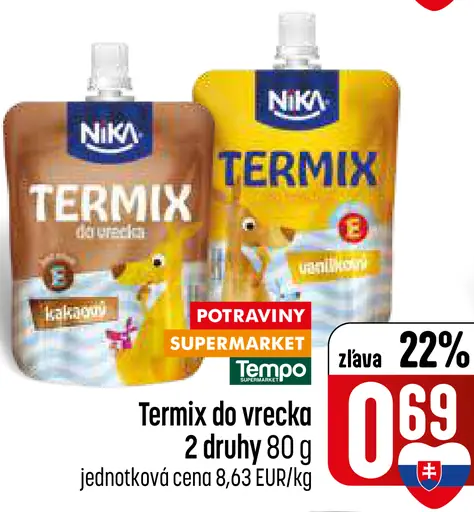 Termix do vrecka kakaový
