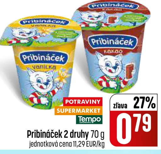 Pribináček Kapsík vanilka