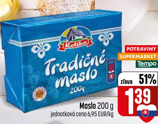 K-Classic Tradičné maslo