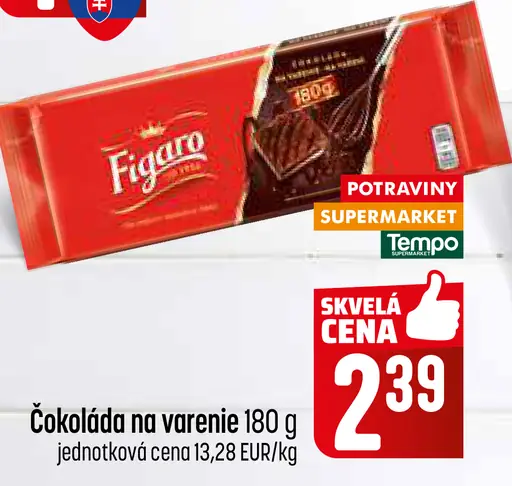 Figaro Čokoláda na varenie