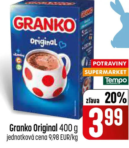 Granko Original kakaový nápoj v prášku