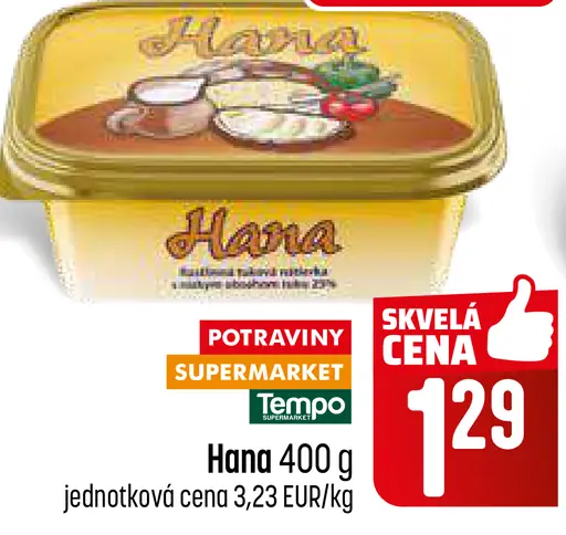 Hana rastlinný tuk na pečenie