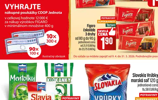 Figaro čokoláda 2 druhy