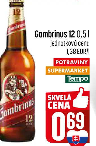 Gambrinus 12 pivo
