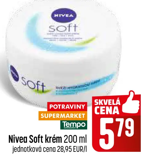 Nivea Soft svieži hydratačný krém