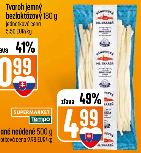 Rajo Lakto free jemný bezlaktózový tvaroh