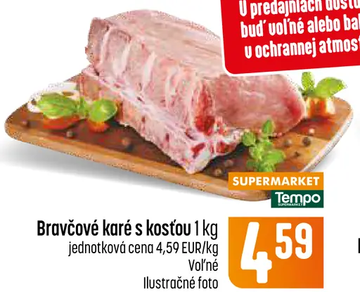 Bravčové karé s kosťou