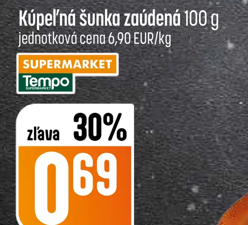 Kráľovská kúpeľná šunka údená