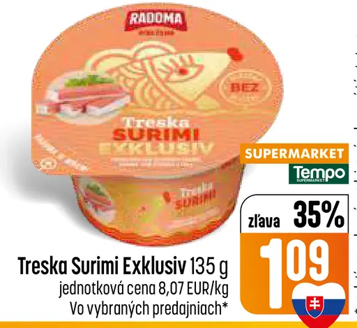 Radoma Treska Surimi Exklusiv