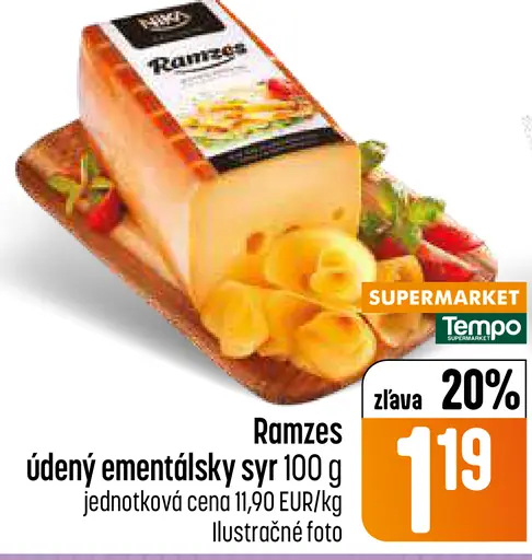 Ramzes údený ementálsky syr