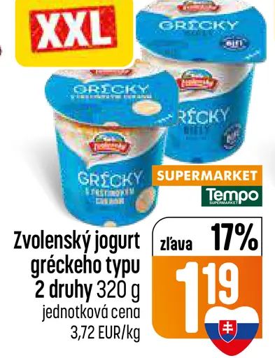 Zvolenský jogurt gréckeho typu