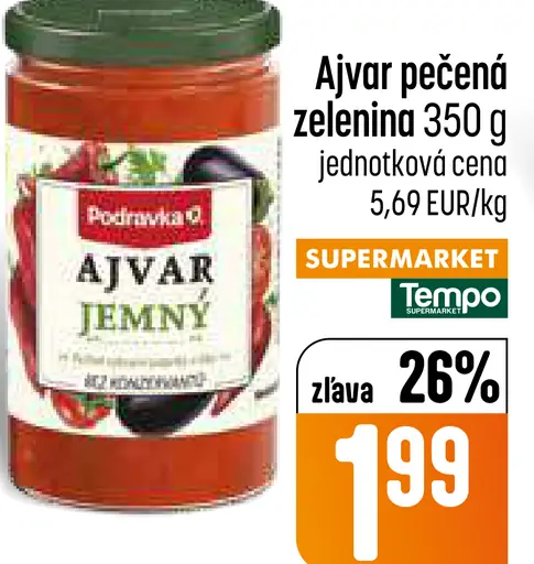 Podravka Ajvar pečená zelenina jemný